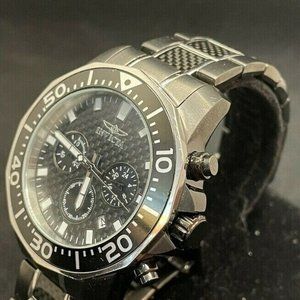 Invicta Men’s Black Stainless Steel Watch Model #17257